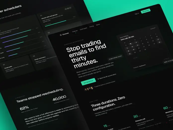 Chronook meeting scheduling platform