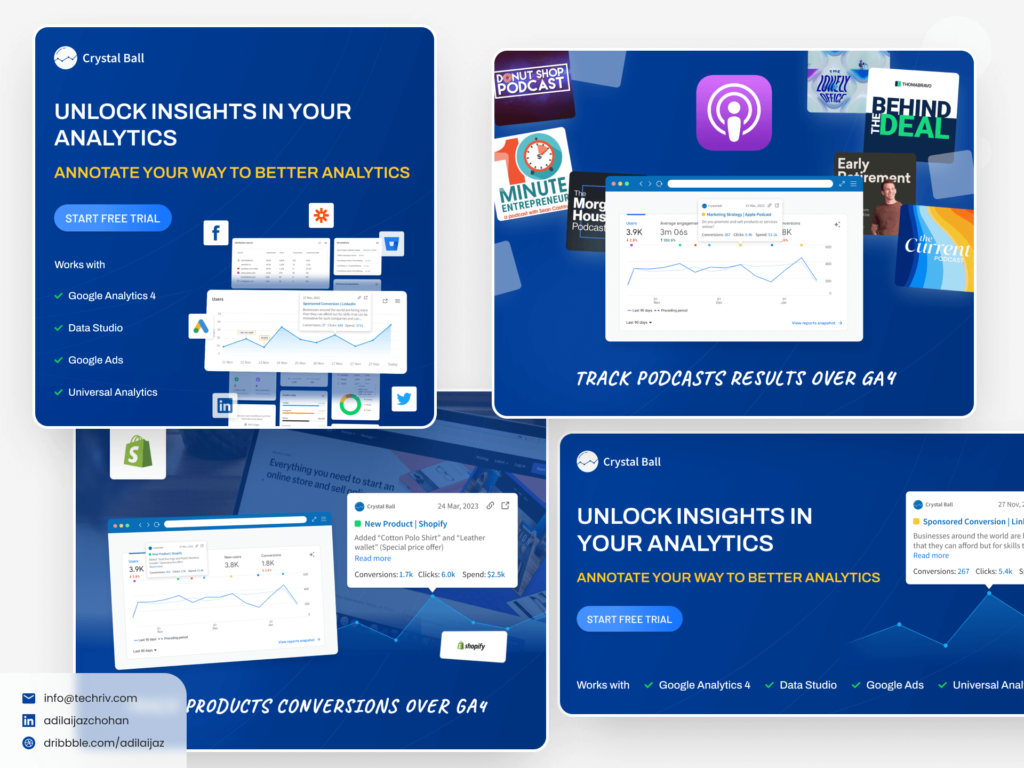Social media ad design